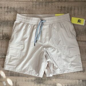 All in Motion Light Tan Cargo Shorts